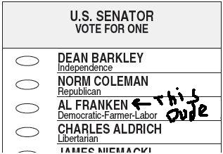 (I made this up; NOT an actual ballot)